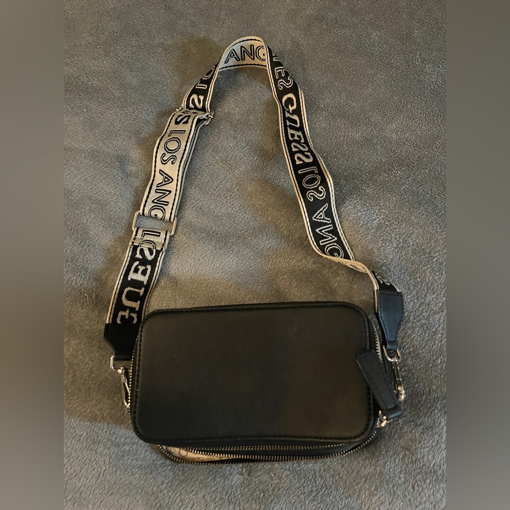 Guess Black G-Logo Crossbody Bag - Picture 7 of 8